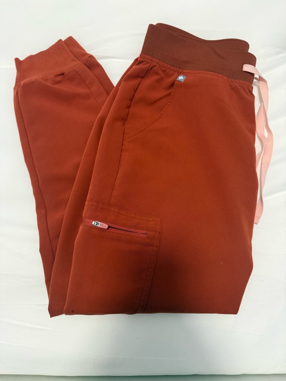 Figs Women's autumn orange Jogger Scrub Pants